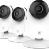 YI Pro 2K 3PC Home Security Camera, 2.4GHz Indoor Cameras for Home Security with Person, Vehicle, Animal Smart Detection, Phone App for Baby, Pet, Dog Monitoring, Works with Alexa and Google Assistant