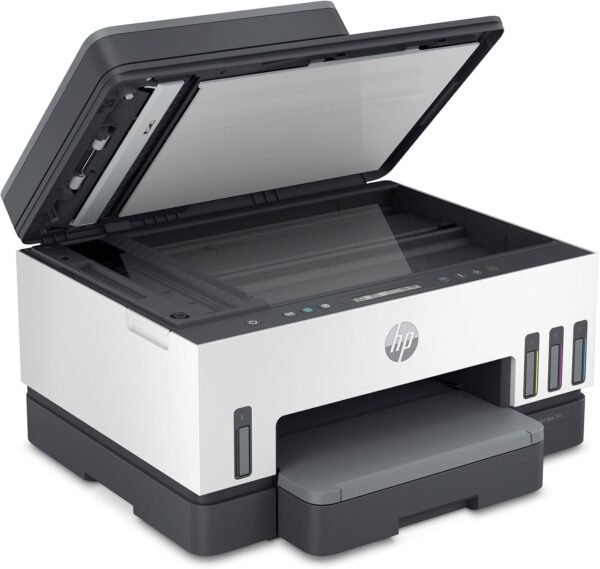 HP Smart -Tank 7301 Wireless All-in-One Cartridge-free Ink Printer, up to 2 years of ink included, mobile print, scan, copy, automatic document feeder (28B70A), Gray