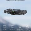 X1 Self-Flying Camera, Pocket-Sized Drone HDR Video Capture, Palm Takeoff, Intelligent Flight Paths, Follow-Me Mode, Foldable Action Camera with Hands-Free Control Black (Combo)