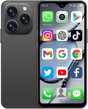Mini 4G Smartphone Unlocked, 4.3 Inch Full Screen Dual Sim Quad Core Mini Phone Premium Child Phone Small Smartphone Student Pocket Cellphone, 2+16GB (Metallic Black)