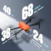 Autel Robotics EVO Lite Plus Premium Bundle, 1'' CMOS Drone with 6K HDR Camera, 40 Minutes, 3 Axis Gimbal UAV 3-Way Obstacle Avoidance, 7.4 Miles Transmission, Lite+ Fly More Combo (Orange)