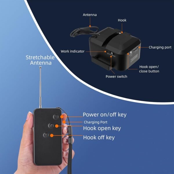 Airdrop Payload System for DJI Mini 4 Pro/Mini 3 Pro/Air 3/Mavic 3 Pro Transport Release Delivery Drop Airdrop Fishing with Bait Release for Wedding Scene Fishing Bait & Rescue Accessories