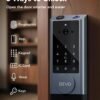Devo G1 Video Smart Lock with Camera&Doorbell,6-in-1 Keyless Entry Door Lock with App Remote,Fingerprint ID,Auto Locks,Built-in Wi-Fi Smart Deadbolt for Front Door,Easy Install,Waterproof,BHMA Grade 3