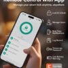 Devo G1 Video Smart Lock with Camera&Doorbell,6-in-1 Keyless Entry Door Lock with App Remote,Fingerprint ID,Auto Locks,Built-in Wi-Fi Smart Deadbolt for Front Door,Easy Install,Waterproof,BHMA Grade 3