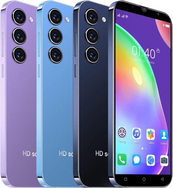 Cheap Mobile Phones, 5.0 Inch, Android 9.0, Dual SIM Dual Camera, Quad Core, 16GB ROM【Expandable up to 128GB】, Support WiFi/Bluetooth/FM, Face Unlocked Phones (Blue)