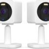 WYZE Cam OG Indoor/Outdoor 1080p WI-Fi Smart Home Security Camera with Color Night Vision, Built-in Spotlight, Motion Detection, 2-Way Audio, Compatible with Alexa & Google Assistant, White (2-Pack)