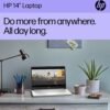 HP 14 Laptop (14" Anti-glare, Intel Celeron N4120, 16GB RAM, 256GB Storage (128GB eMMC + 128GB IST SD Card)) School & Business, 11Hr Battery Life, 1-Year Office 365, Win 11 Home S w/AI Copilot, Silver