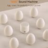 Dreamegg Portable White Noise Machine - Travel Sound Machine for Sleep, Features Powerful Battery, Egg-Sized, 16 Nature Sounds, Timer, Sound Machine for Baby Adults Office Privacy Home Gift