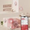 X-Sense Smart Smoke Detector Carbon Monoxide Detector Combo, Battery-Operated (Not AC Hardwired) Interconnected Combination Smoke Carbon Monoxide Detector, 5 Detectors with 1 Base Station, SC07-MR51