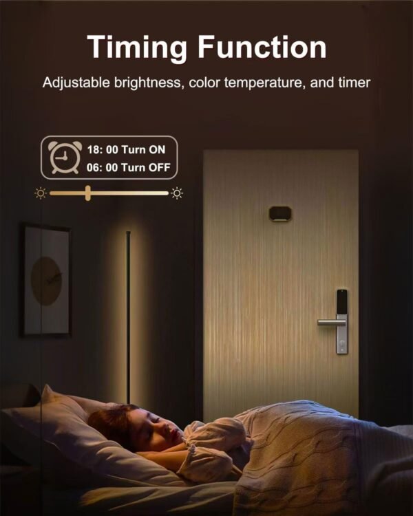 61VLHeVBL-L._AC_SL1500_.jpg Keepsmile Smart RGB LED Corner Floor Lamp,172 LEDs Bright Standing Lamps for Living Room with APP and Remote,Modern Floor Lamp with Music Sync and 16 Million Colors, Ambient Lighting for Bedroom