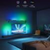 Govee RGBIC Light Bars, 15 Inches WiFi TV Backlight Suitable for 45-70 inch TVs, Smart Light Bars with Multiple Placement Options, Work with Alexa and Google Assistant, Black