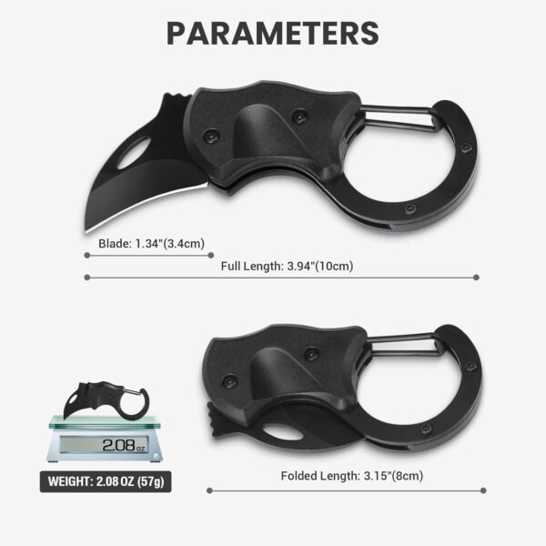 Small Pocket Knife for Men, Self Defense Keychain Box Cutter with 1.34inch Blade, Mini Folding Knives EDC Gadgets for Everyday Carry, Christmas Stocking Stuffers Gift for Adults Men Him