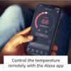 Like-New Amazon Smart Thermostat – ENERGY STAR certified, DIY install, Works with Alexa – C-wire required