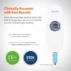 iHealth Gluco+ Wireless Smart Blood Glucose Monitor Kit with Free App, 100 Glucometer Strips, 100 Lancets, 1 Blood Sugar Monitor, 1 Lancing Device, Portable Diabetes Testing Kit for Home Use