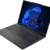 Lenovo ThinkPad E16 Business Laptop, 16" WUXGA Display, AMD Ryzen 5 7530U (Beat i7-1165G7), 16GB RAM, 512GB PCIe SSD, Webcam, HDMI, RJ-45, Fingerprint Reader, Wi-Fi 6, Windows 11 Pro, Black