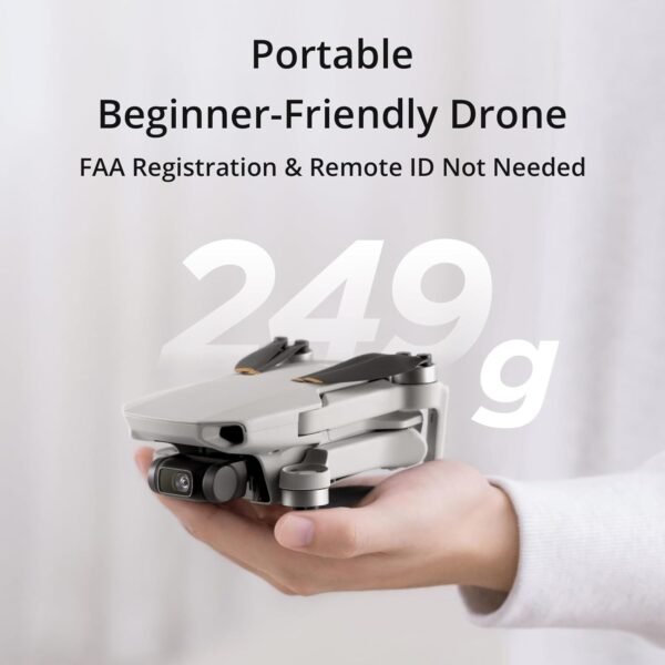 Specta Mini GPS Drone with 4K UHD Camera, Under 249g, 3 Aixs Gimbal with 10KM FPV Transmission, 4K/30fps Video, 31-Min Flight, Auto Return, Lightweight and Foldable Drone for Adults Beginners