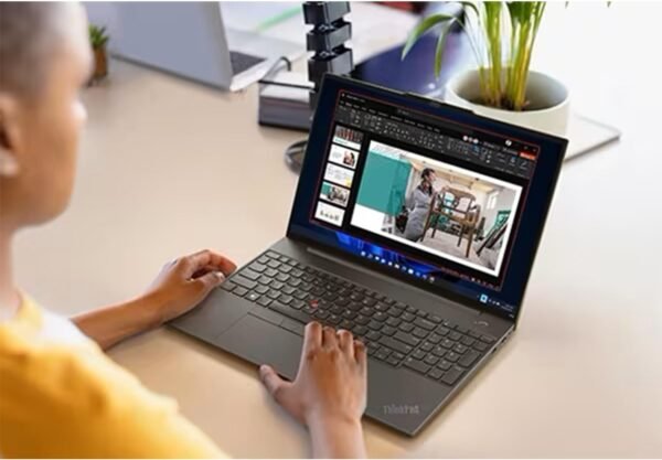 Lenovo ThinkPad E16 Business Laptop, 16" WUXGA Display, AMD Ryzen 5 7530U (Beat i7-1165G7), 16GB RAM, 512GB PCIe SSD, Webcam, HDMI, RJ-45, Fingerprint Reader, Wi-Fi 6, Windows 11 Pro, Black