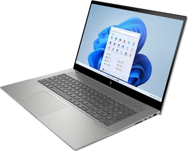 HP Envy 17 Laptop, 17.3" FHD Touchscreen Display,Intel i7-1355U Processor, 32GB RAM 1TB SSD, NVIDIA GeForce RTX 3050, Backlit Keyboard, Wi-Fi 6E, Bluetooth 5.3, Windows 11 Home, Silver
