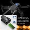 2025 Foldable Drone with 4K Dual Camera for Adults, RC Quadcopter WiFi FPV Live Video, Altitude Hold, Headless Mode E88