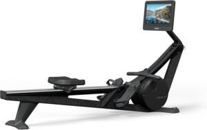 Hydrow Wave Rowing Machine with 16" HD Touchscreen & Speakers - Foldable | Live Home Workouts, Subscription Required