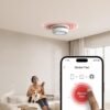 X-Sense Smart Smoke Detector Carbon Monoxide Detector Combo, Battery-Operated (Not AC Hardwired) Interconnected Combination Smoke Carbon Monoxide Detector, 5 Detectors with 1 Base Station, SC07-MR51