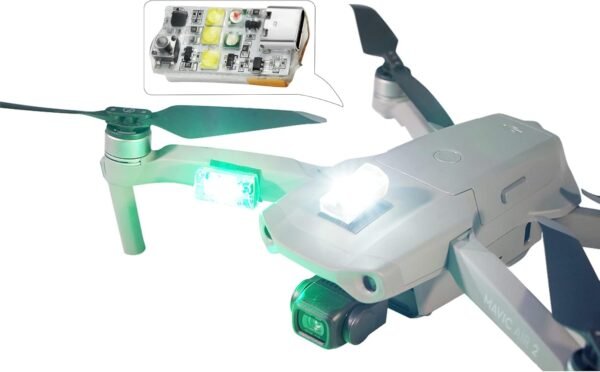 Drone Strobe Light, Anti Collision Light for FAA Drone Night Flying, Fits DJI Mini 3 Pro/Mini 4 Pro/Mini 2/Air 3/Air 3S/Mavic 3/Mavic 2/Avata/Neo/Flip(1pc pack)