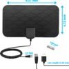 Digital TV Antenna for Smart TV,360°Reception,Support 4K 1080p Smart Television,Detachable Signal Amplifier-Signal Booster-HDTV Antenna 10ft Coaxial HDTV Cable, Portable Antenna Indoor