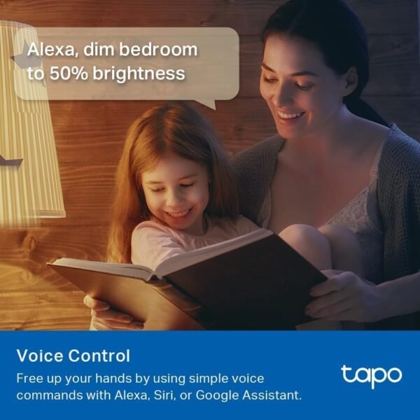 Tapo TP-Link Smart Light Bulbs, 1100 Lumens High Brightness(75W Equivalent), Matter-Certified, 16M Colors RGBW LED Bulb, Dimmable, CRI>90, Voice Control w/Siri, Alexa & Google Home, A19 E26 L535E