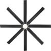 WAC Smart Fans Mocha XL Indoor and Outdoor 8-Blade Smart Home Ceiling Fan 66in Matte Black with 3000K LED Light Kit and Remote Control works with Alexa and iOS or Android App