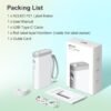 Nelko Label Maker Machine with Tape, P21 Bluetooth Label Printer, Wireless Mini Label Makers with Multiple Templates for Organizing Office Home, White