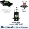 tridaptor - Universal Phone Scope Digiscoping Adapter|High-Precision XYZ Metal Telescope Mount 3-Axis Smartphone Holder for Spotting Scope Monocular Binos|Fits All Cell Phone Camera/Max 2.4" Eyepiece
