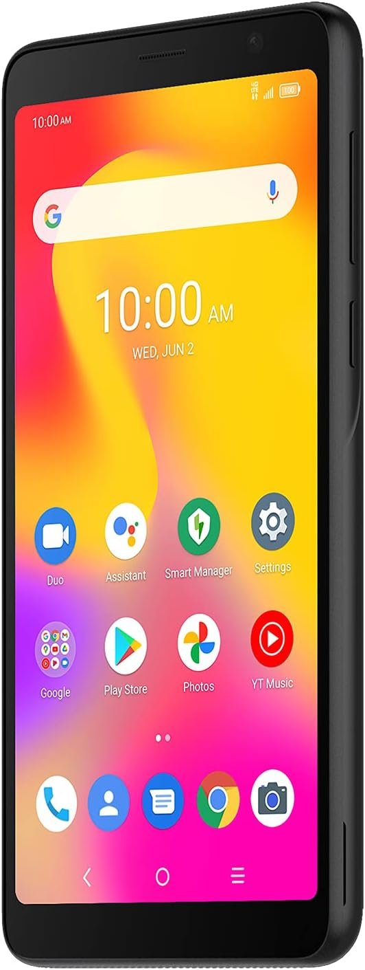 TCL A30 Unlocked Smartphone with 5.5" HD+ Display, 8MP Rear Camera, 32GB+3GB RAM, 3000mAh Battery, Android 11, Prime Black (Renewed)