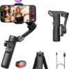 Gimbal Stabilizer Smartphone iPhone Video: iPhone Stabilizer Gimbal Smartphone Foldable 3-Axis Handheld Portable Android Gimbal TikTok YouTube Vlog Recording AOCHUAN Smart XE Series (Smart XE KIT)