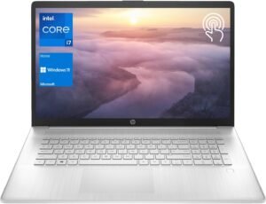 HP 2023 Latest Premium Laptop, 17.3" HD+ Touchscreen, 13th Gen Intel Core i7-1355U, 32GB RAM, 1TB PCIe SSD, Webcam, FP Reader, Wi-Fi 6, Windows 11 Home