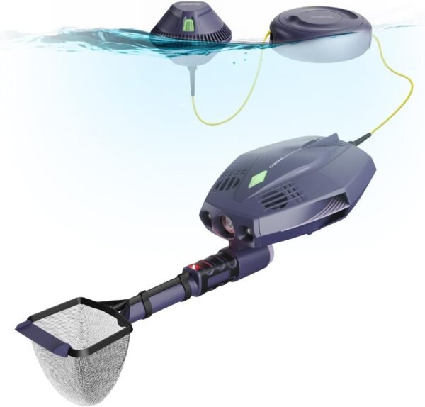DORY EXPLORE treasure-hunting photography and videography underwater drone, metal detector & net bag, Bluetooth RC, uncovers the secrets of the ocean and experience underwater Adventure (Deep Purple)