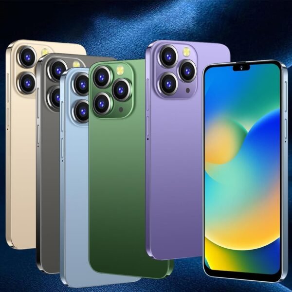 Unlocked Mobile Phones, 6.3 inch HD Display, Android10.0, Dual SIM, Dual Cameras, 1GB RAM+16GB ROM (Expandable to 128GB), Support: WiFi, Bluetooth, FM (Golden)