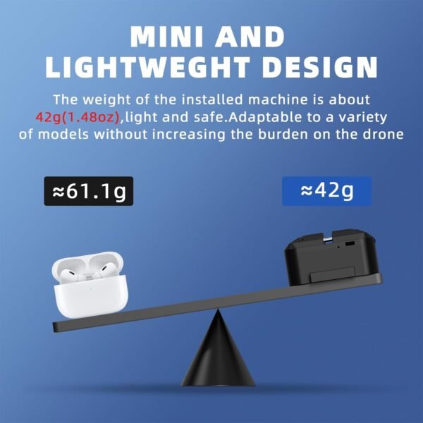 Airdrop Payload System for DJI Mini 4 Pro/Mini 3 Pro/Air 3/Mavic 3 Pro Transport Release Delivery Drop Airdrop Fishing with Bait Release for Wedding Scene Fishing Bait & Rescue Accessories