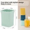 Strawberry Slicer Cup：Fruit Cup Slicer for Strawberry, Egg, Banana, Mushroom, Cucumber, Kiwi and Veggie Salad Speed Cutter the Kitchen Gadget Tool