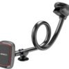 APPS2Car Magnetic Car Phone Holder Mount [Flexible Long Arm] Anti-Shake Windshield Phone Mount [6 Strong Magnets] Cell Phone Holder for Car [Case Friendly] Compatible with iPhone Smartphones Tablets