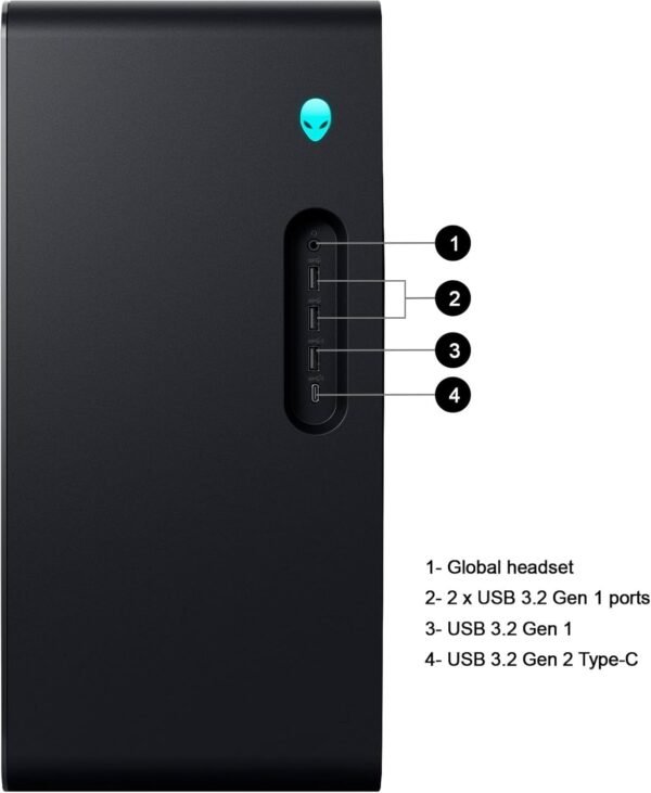 Alienware Aurora R16 Gaming Desktop PC, NVIDIA RTX 4090 24GB GDDR6X, Intel i9 14900KF(Up to 6.0GHz), AlienFX Liquid Cooling, Wi-Fi 6E, 64 GB DDR5, 4 TB SSD, Custom RGB Lights, Win 11 Pro, Office 2024