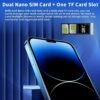 Unlocked Mobile Phones, 6.3 inch HD Display, Android10.0, Dual SIM, Dual Cameras, 1GB RAM+16GB ROM (Expandable to 128GB), Support: WiFi, Bluetooth, FM (Golden)