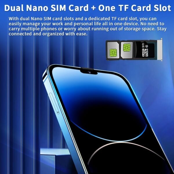 Unlocked Mobile Phones, 6.3 inch HD Display, Android10.0, Dual SIM, Dual Cameras, 1GB RAM+16GB ROM (Expandable to 128GB), Support: WiFi, Bluetooth, FM (Golden)