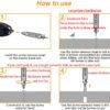 Gifts for Men,Damaged Screw Extractor Set-Father's Day Gifts from Wife Daughter Son,Mens Gifts,Husband,Stripped Screws Nuts & Bolts Drill Bit Tools for Easy Removal of Rusty Broken Hardware Gifts
