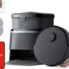 Yeedi M12 PRO+ Robot Vacuum and Mop, 11000Pa Strong Suction, ZeroTangle Technology, TruEdge Deep Mopping, Auto Mop Washing/Drying, Auto-Lift Mopping, Mini Omni Station, Black