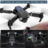 2025 Foldable Drone with 4K Dual Camera for Adults, RC Quadcopter WiFi FPV Live Video, Altitude Hold, Headless Mode E88