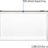 HP Smart-Tank 5000 Wireless All-in-One Ink-Tank Printer with up to 2 years of ink included, mobile print, scan, copy, white, 17.11 x 14.23 x 6.19