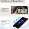 Mini 4G Smartphone Unlocked, 4.3 Inch Full Screen Dual Sim Quad Core Mini Phone Premium Child Phone Small Smartphone Student Pocket Cellphone, 2+16GB (Metallic Black)