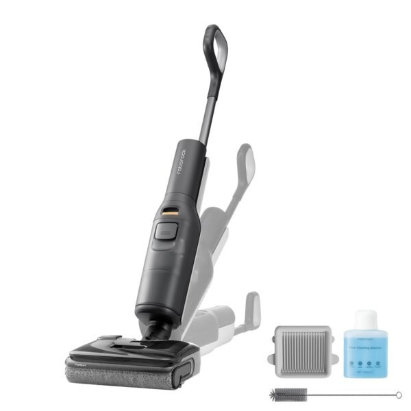 roborock F25 Wet Dry Vacuum Cleaner, Cordless Vacuum Mop All in One with 20000Pa, 194°F Hot Air Flash Drying & Hot Water Self Cleaning, Zero-Tangle Wet Mop Cleaner for Hard Floor, 180° Lie Flat