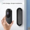Smart Video Doorbell Camera Wireless, AI Human Detection and Instant Alerts, Night Vision, 2-Way Audio, Battery Powered, Cloud Storage Sold Seperately, 2.4G WiFi (Chime not Included)