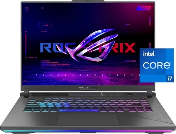 ASUS ROG Strix G16 Gaming Laptop, 16” 16:10 FHD 165Hz Display, NVIDIA® GeForce RTX™ 4060, Intel Core i7-13650HX, 16GB DDR5, 1TB PCIe Gen4 SSD, Wi-Fi 6E, Windows 11, G614JV-AS74
